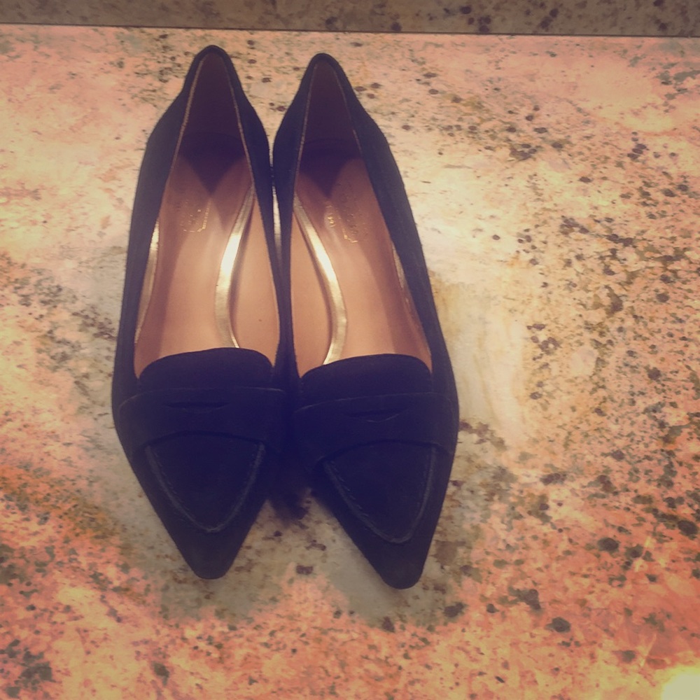 Coach Winnie suede kitten heels size 5